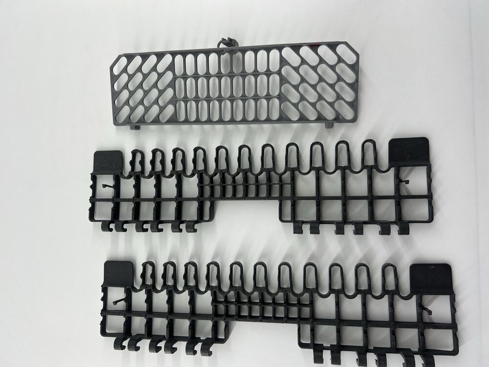 Genuine GE Dishwasher Cup Shelf Dark Grey Replacement GDF530PSM0SS